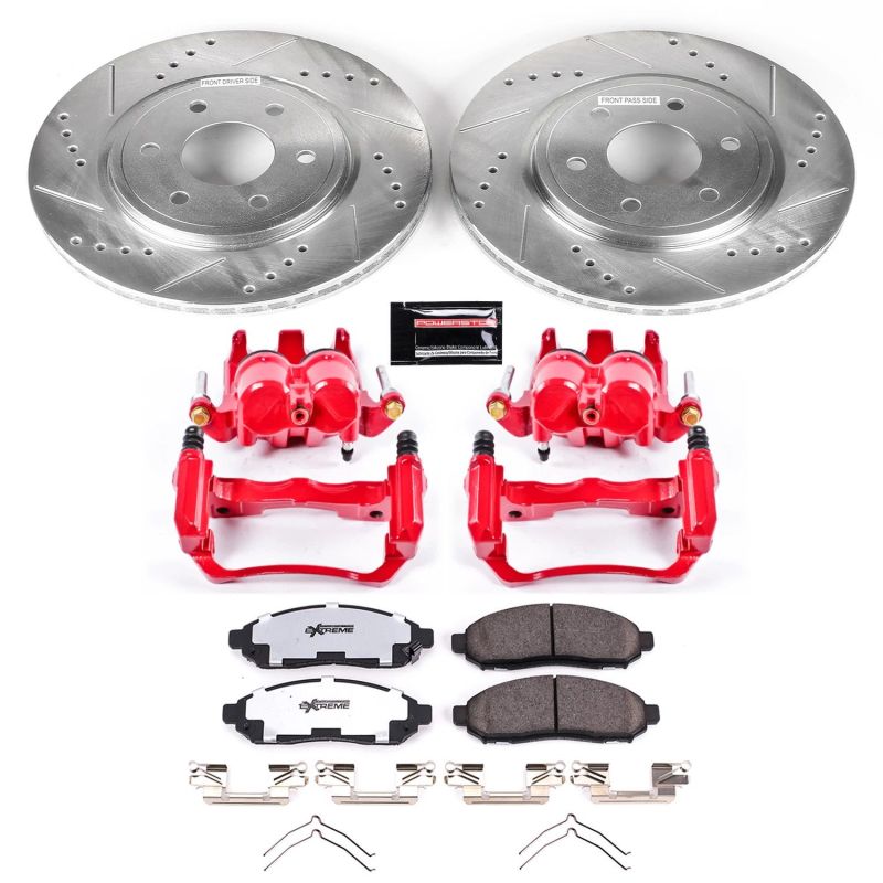 PowerStop Power Stop 09-12 Suzuki Equator Front Z36 Truck & Tow Kit w/Cals