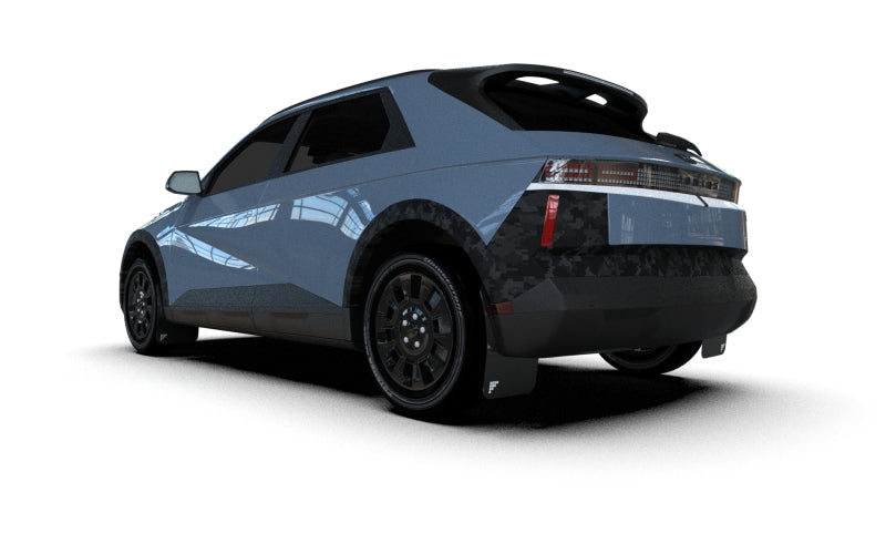 Rally Armor 25-26 Hyundai Ioniq 5 XRT Black Mud Flap Silver Battery Logo