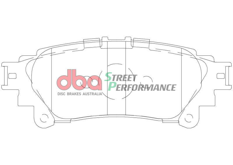DBA 16-18 Lexus GS200t (Excl F Sport) Rear SP Performance Brake Pads