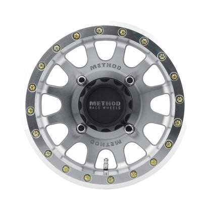 Method Wheels Method MR401 UTV Beadlock 15x7 / 4+3/13mm Offset / 4x156 / 132mm CB Machined - Raw Wheel