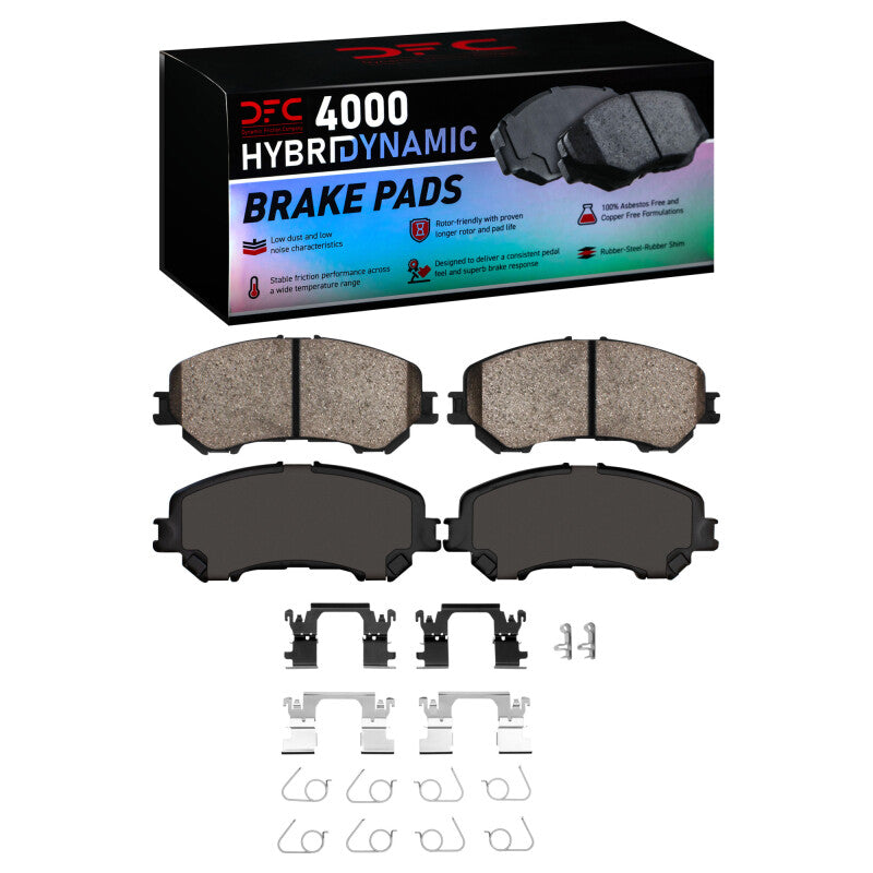 DFC 14-23 Nissan X-Trail (Mexico) Front 4000 HybriDynamic Brake Pads and Hardware Kit
