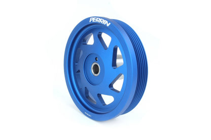 Perrin Performance PERRIN 19-21 Subaru WRX / 16-18 Forester / 15-19 Legacy Lightweight Crank Pulley - Blue