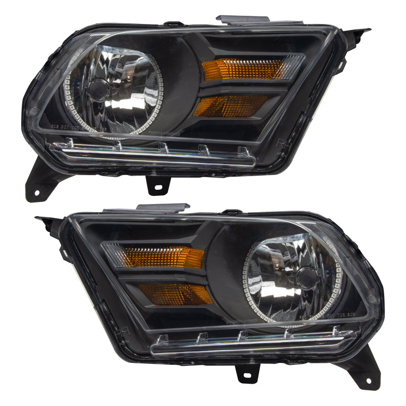ORACLE Lighting Oracle 10-14 Ford Mustang HL (Non-HID) - ColorSHIFT w/o Controller