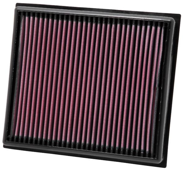 K&N Engineering K&N Replacement Air Filter for Opel / Vauxhall / Saab 11.375in O/S L x 10.125in O/S W x 1.625in H