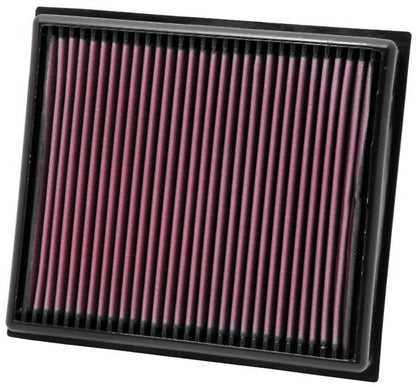 K&N Engineering K&N Replacement Air Filter for Opel / Vauxhall / Saab 11.375in O/S L x 10.125in O/S W x 1.625in H