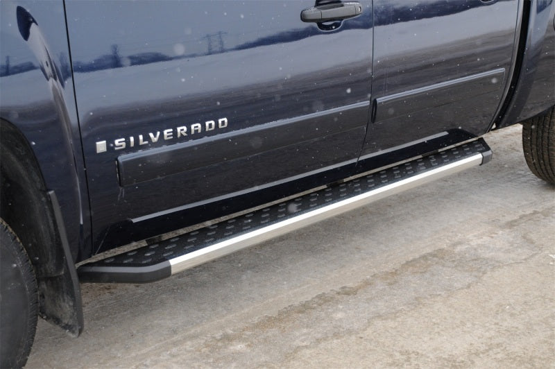 Dee Zee 99-23 Chevrolet/GMC/Dodge/Ford Full Size Running Board CrewCab Truck Board (Chrome Trim)