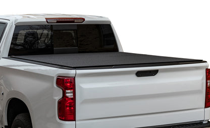 Access LOMAX Pro Series 2024 Toyota Tacoma 5ft Bed Tri-Fold Bed Cover - Black Diamond Mist