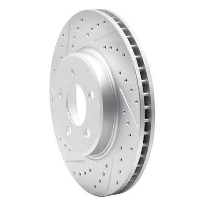 R1 Concepts R1 67-70 Chevrolet Biscayne Front Left Drilled & Slotted Geo-Carbon Rotor