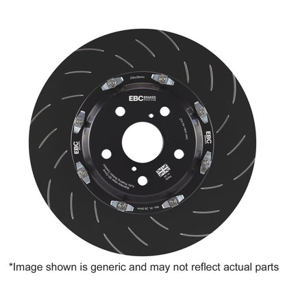 EBC Racing 11-21 Jeep Grand Cherokee 6.4L / 2018+ Dodge Durango SRT 2 Piece SG Racing Front Rotors