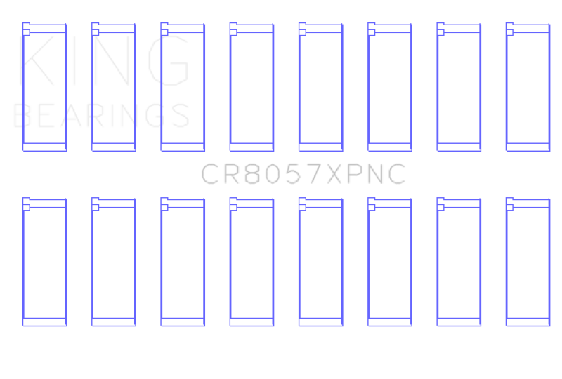 King Engine Bearings GM 6.2 - LT1/LT4 Gen V pMaxKote Coated Connecting Rod Bearing Set