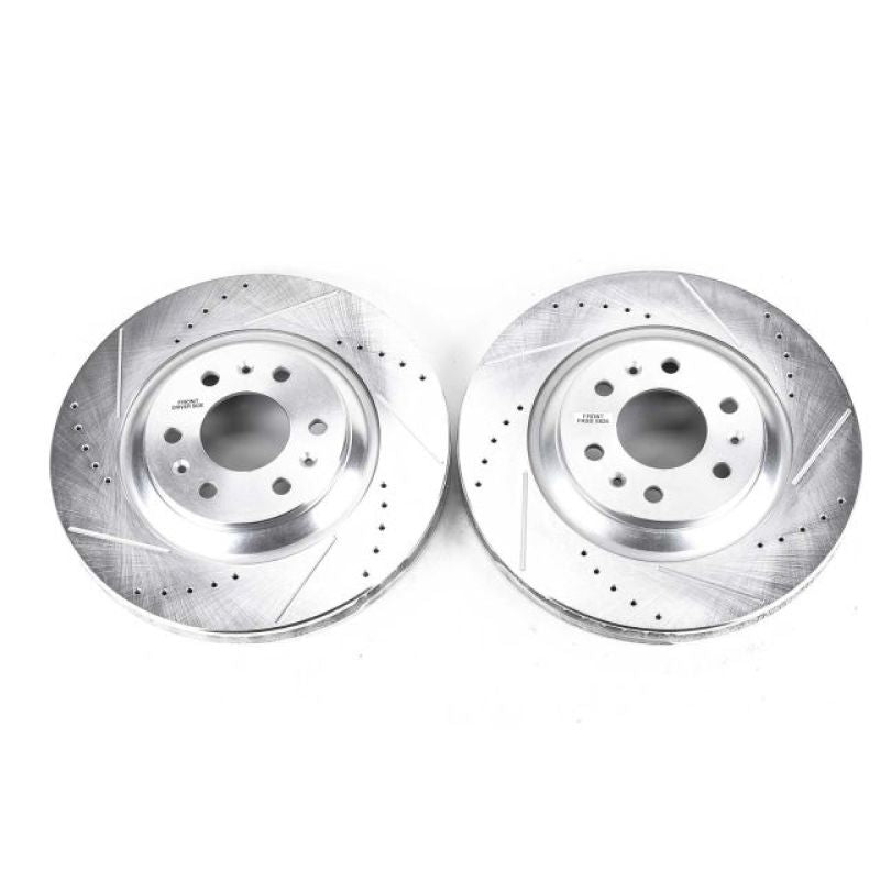 PowerStop Power Stop 04-09 Cadillac SRX Front Evolution Drilled & Slotted Rotors - Pair