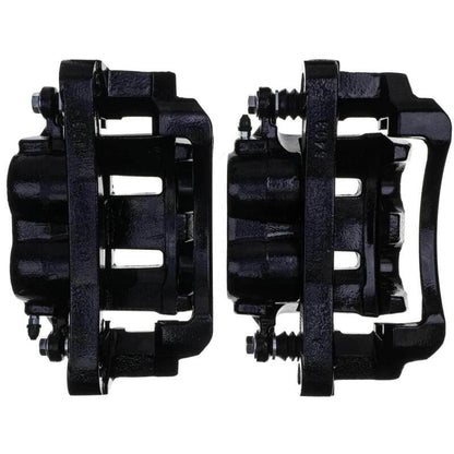 PowerStop Power Stop 00-05 Ford Excursion Front Black Caliper - Pair w/Bracket