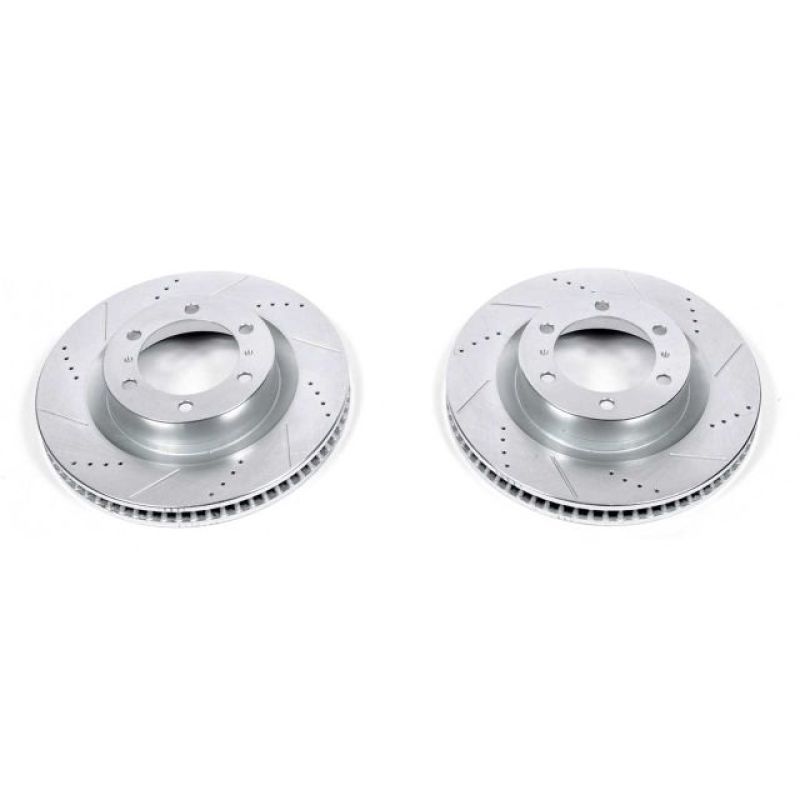 PowerStop Power Stop 10-24 Toyota 4Runner Front Evolution Drilled & Slotted Rotors - Pair