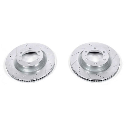 PowerStop Power Stop 10-24 Toyota 4Runner Front Evolution Drilled & Slotted Rotors - Pair