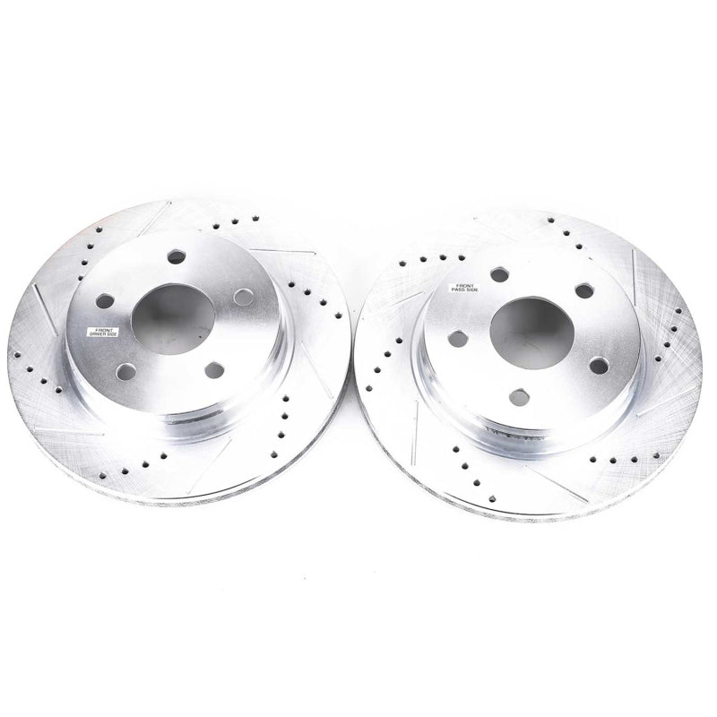 PowerStop Power Stop 07-09 Chrysler Aspen Front Evolution Drilled & Slotted Rotors - Pair