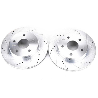 PowerStop Power Stop 07-09 Chrysler Aspen Front Evolution Drilled & Slotted Rotors - Pair