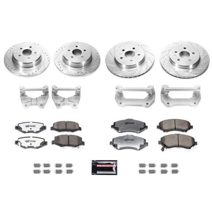 PowerStop Power Stop 07-17 Jeep Wrangler Front & Rear Big Brake Conversion Kit