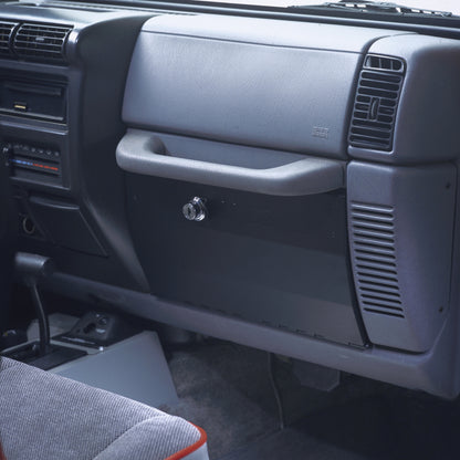 Tuffy Products Tuffy Jeep Wrangler Tj/Lj Black Glove Box W/ Keyed Lock