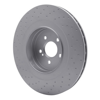 DFC 07-14 Mercedes-Benz S63 AMG Rear Hi-Carbon Alloy Geomet Coated Rotor - Dimpled