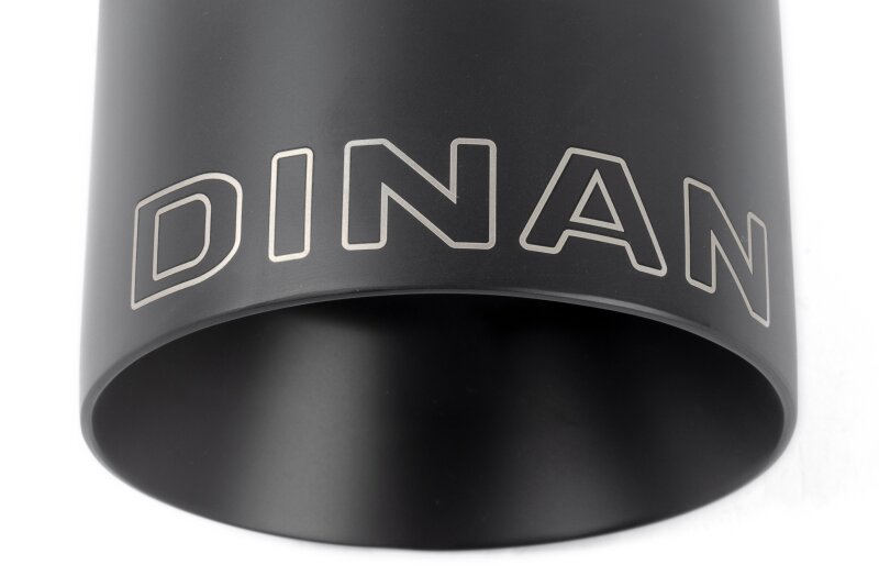 Dinan Double-Walled 4.5in Clamp-On Exhaust Tip - Black - 4.5in Outlet / 3in Inlet