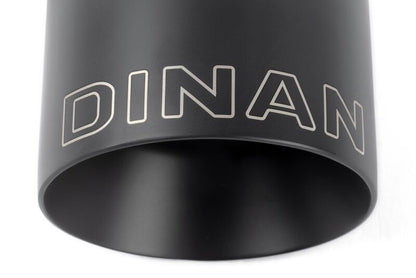 Dinan Double-Walled 4.5in Clamp-On Exhaust Tip - Black - 4.5in Outlet / 3in Inlet