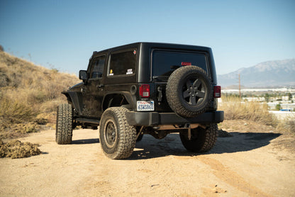 DV8 Offroad 07-18 Jeep Wrangler JK 2 Door Body/Pinch Weld Mounted Side Steps