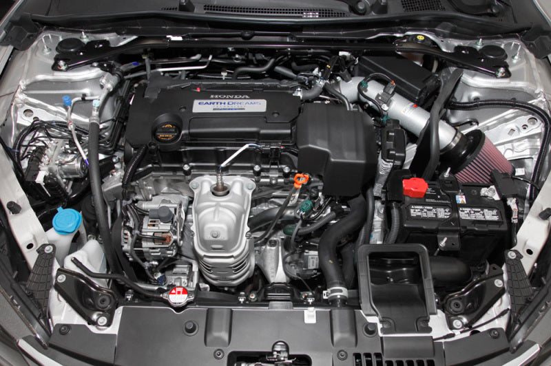 K&N Engineering K&N 2013-14 Honda Accord 2.4L L4 69 Series Typhoon Air Intake System - Silver Cold Air Intake Kit