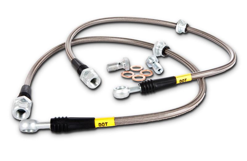 StopTech 02-08 Audi A4 Quattro Rear Stainless Steel Brake Line Kit