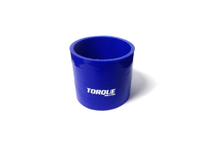 Torque Solution Straight Silicone Coupler: 2.5in Black Universal