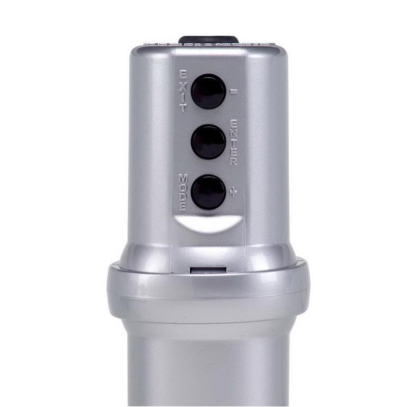 Autometer Shift Light Level 2 DPSS Digital w/ Multi-Color LED Silver Pedestal Mount