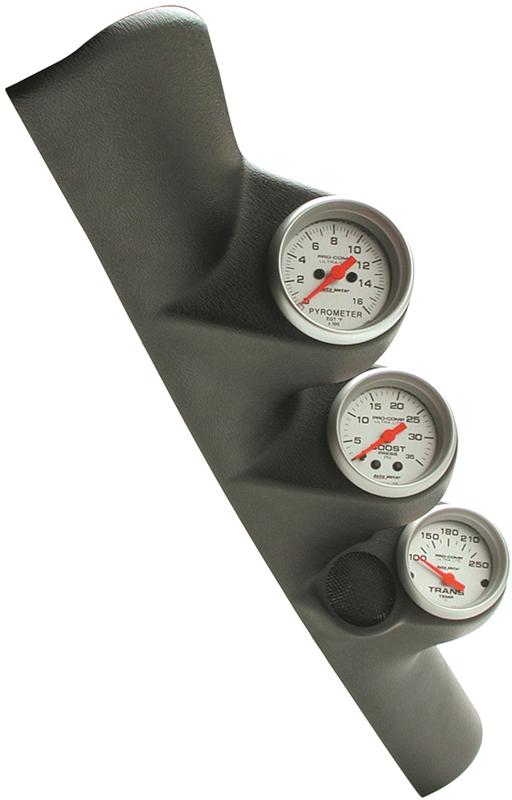 Autometer 98-02 Dodge Ram Black Triple A-Pillar W/SPKR Gauge Kit