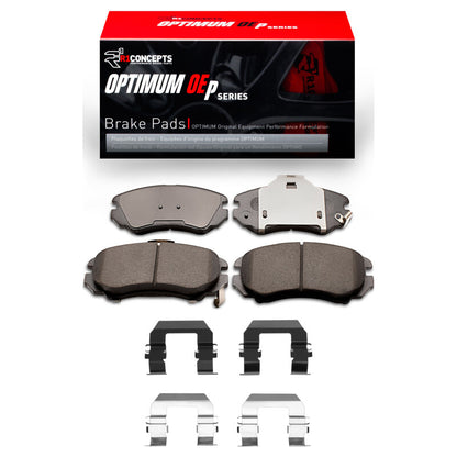 R1 Concepts R1 02-13 Hyundai Sonata Front Optimum OE Pads & Hardware Kit