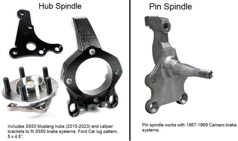 Ridetech 61-65 Ford Falcon TruTurn Suspension System w/ Hub Spindles