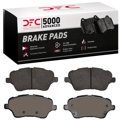 DFC 14-23 Ford Transit Courier (Mexico) Front 5000 Advanced Ceramic Brake Pads