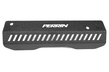 Perrin Performance PERRIN 22-26 Subaru WRX Pulley Cover - Black (SHORT - For Use w/PERRIN AOS)