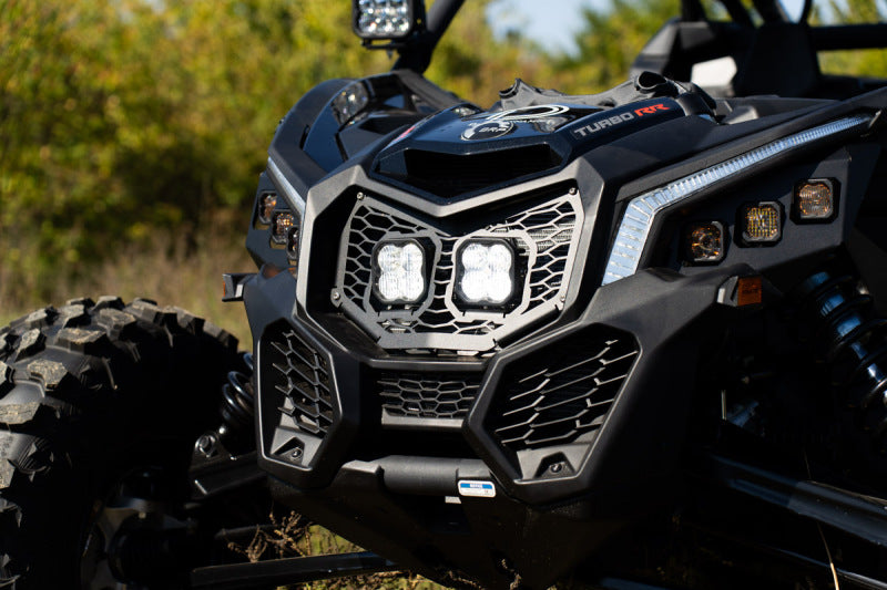 Diode Dynamics 17-24 Can-Am Maverick X3 Stage Series LED Grille Kit - Sport White Fog