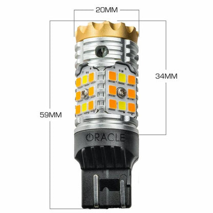 ORACLE Lighting Oracle 7443-CK LED Switchback High Output Can-Bus LED Bulbs - Amber/White Switchback