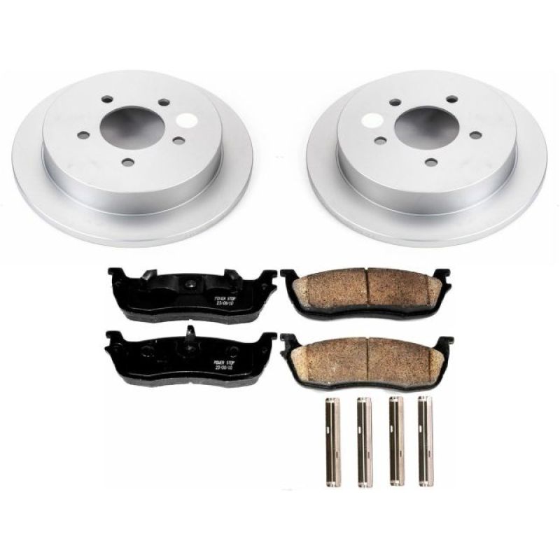 PowerStop Power Stop 00-02 Ford Expedition Rear Z17 Evolution Geomet Coated Brake Kit