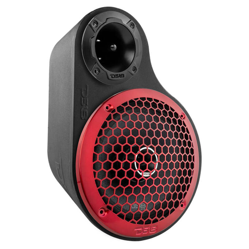 DS18 8in 2-Way Speaker Pods Fits 2x 8in Speakers 2x 3.78in Tweeters Speakers Not Included
