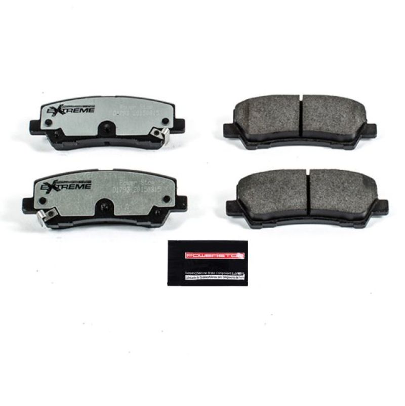 PowerStop Power Stop 15-19 Ford Mustang Rear Z26 Extreme Street Brake Pads w/Hardware