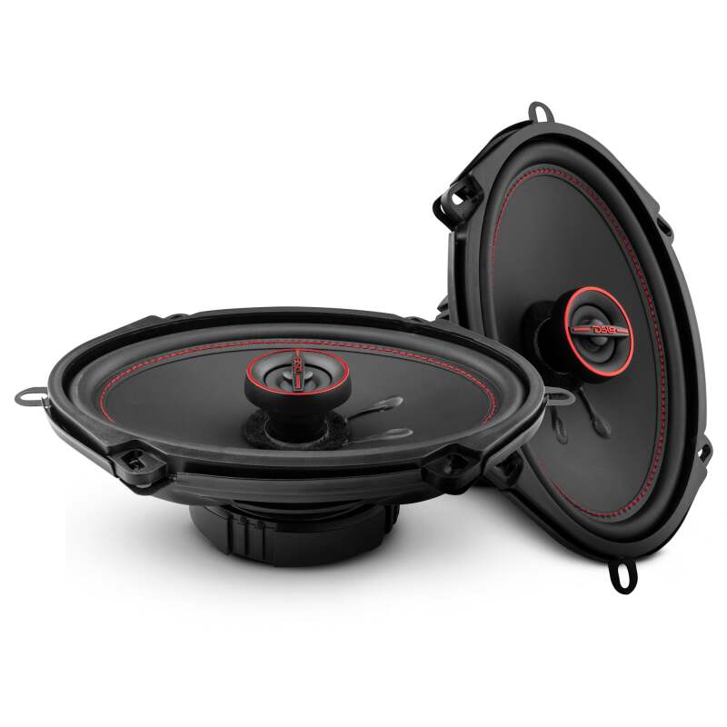 DS18 5x7in 50 Watts RMS 4 ohm 2-Way Coaxial Speaker System Universal Fit