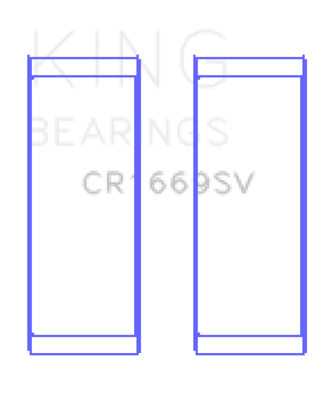 King Engine Bearings Volkswagen AZV/CFAC/AWX (Size +0.50mm) Connecting Rod Bearing Set