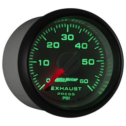 AutoMeter Gauge Exhaust Press. 2-1/16in. 60PSI Stepper Motor Ram Gen 3 Factory Match