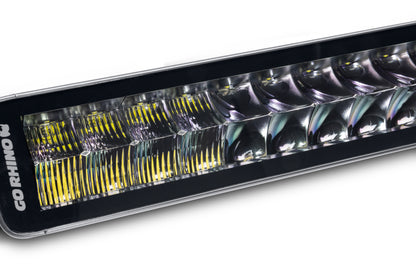 Go Rhino Xplor Blackout Series Dbl Row LED Light Bar (Side/Track Mount) 32in. - Blk