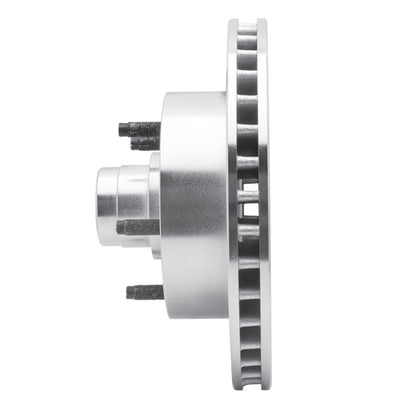 R1 Concepts R1 73-93 Ford E-100 Econoline Front Right Drilled & Slotted Silver Brake Rotor