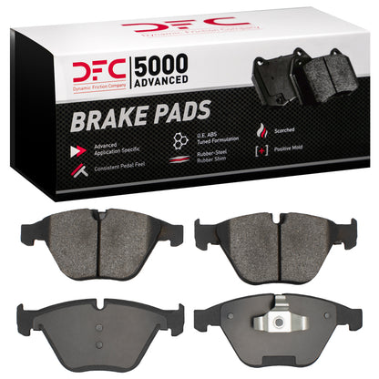 DFC 07-15 BMW 328i Front 5000 Advanced Low Metallic Brake Pads