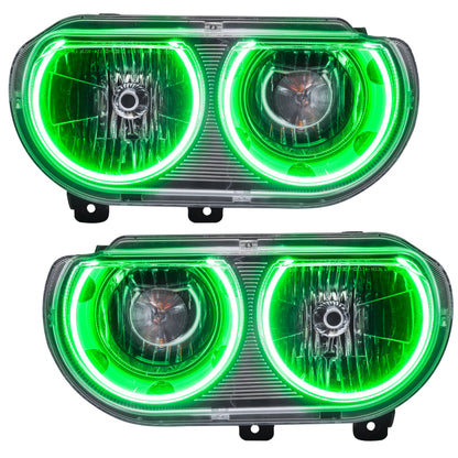 ORACLE Lighting Oracle 08-14 Dodge Challenger SMD HL (Non-HID) - ColorSHIFT w/ Simple Controller