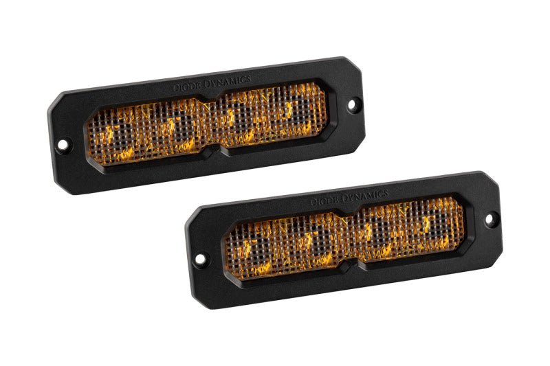 Diode Dynamics SS6 Sport Yellow Combo Flush ABL (pair) 3000K