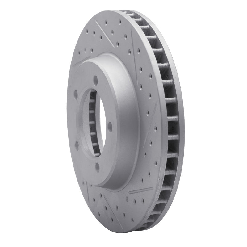R1 Concepts R1 67-70 Chevrolet Caprice Front Right Drilled & Slotted Geo-Carbon Rotor