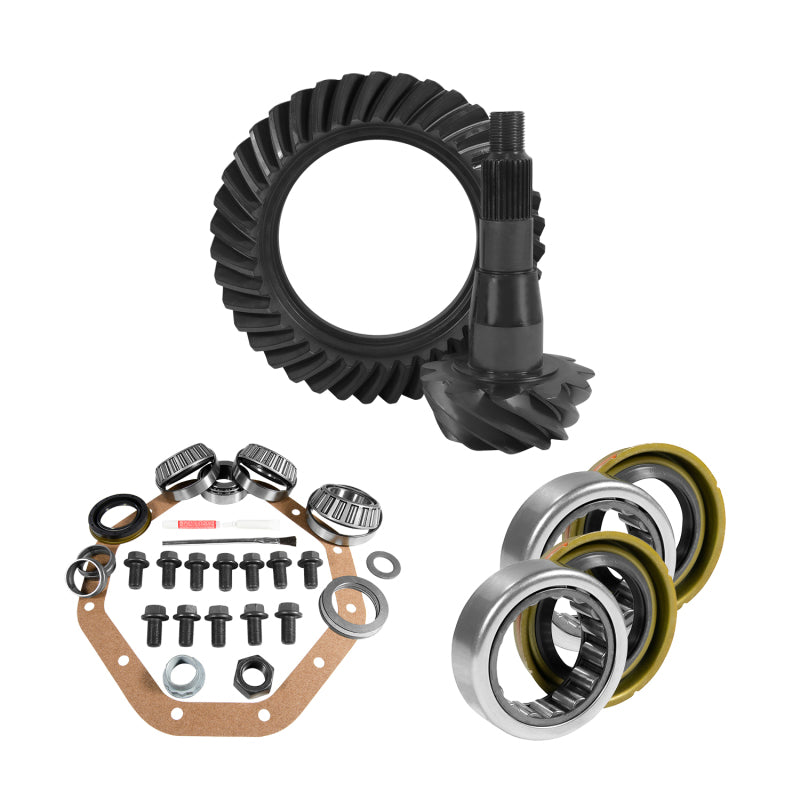 Yukon Gear & Axle Yukon Gear ZF 9.25in CHY 3.21 Rear Ring & Pinion Install Kit Axle Bearings and Seal